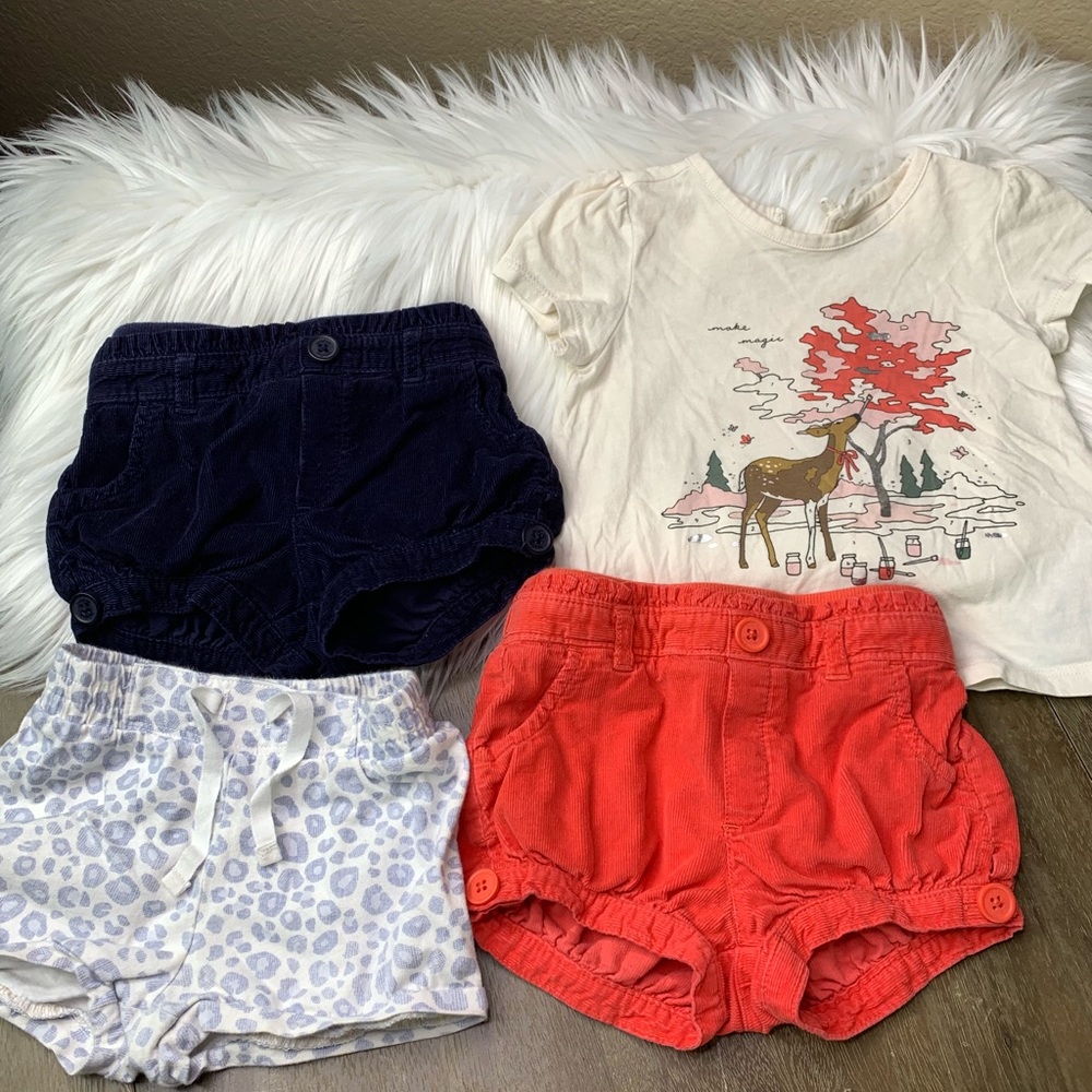 Baby Gap Bubble Shorts (3) Set
